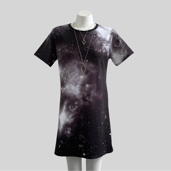 BlackMilk | Galaxy Mono Tee Dress - Picture 1 of 5
